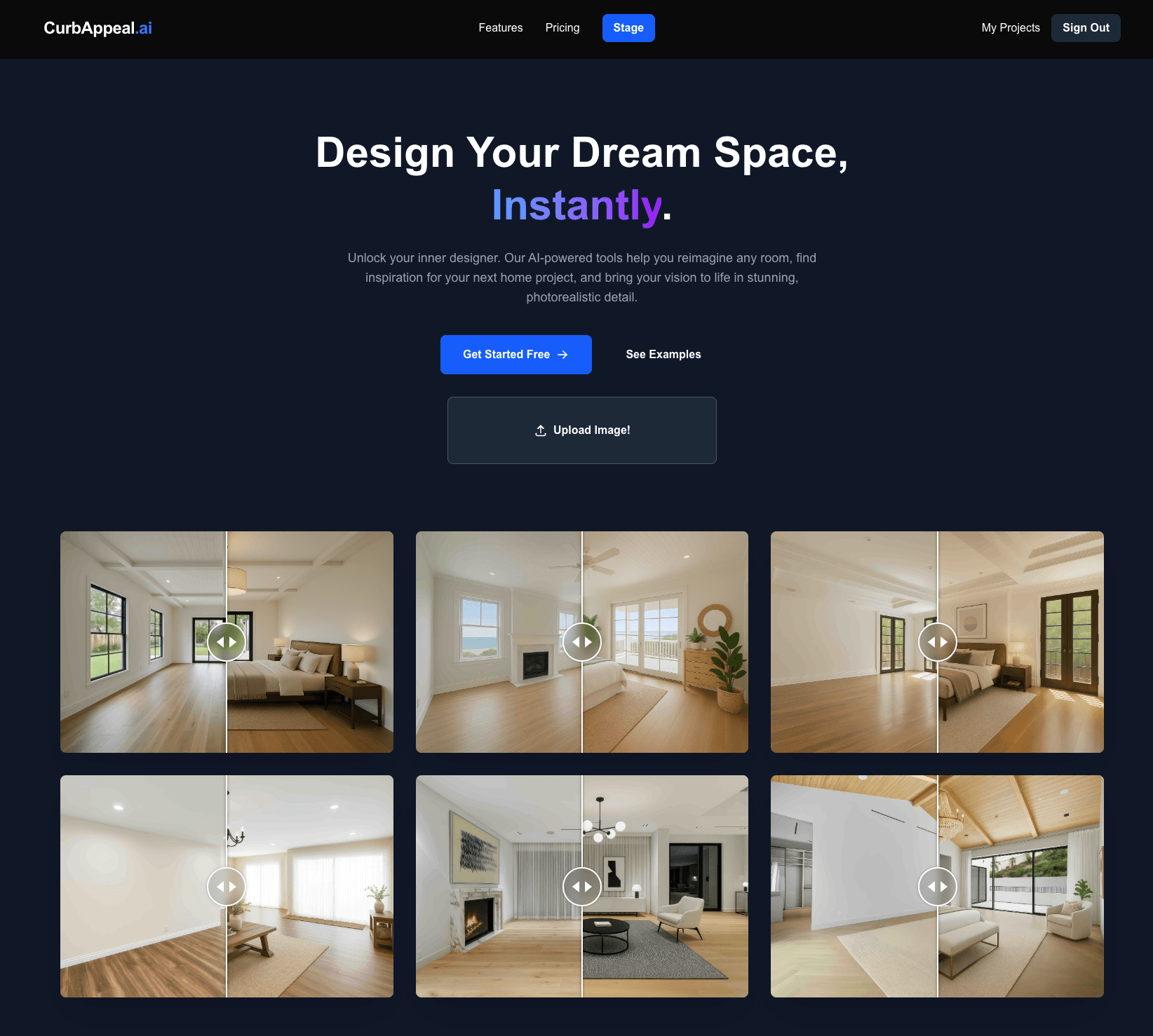 Curb Appeal Homepage